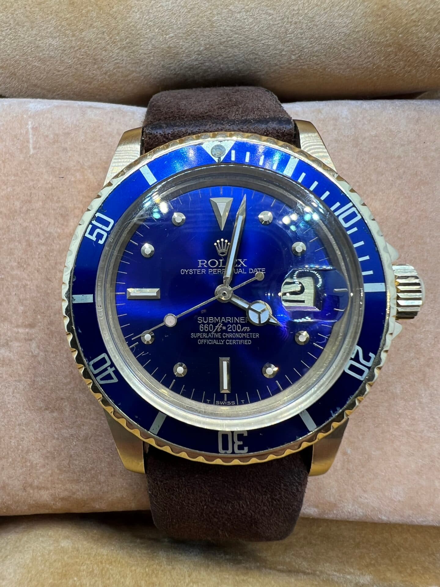 Rolex Submariner "1680" oro "nipple dial"