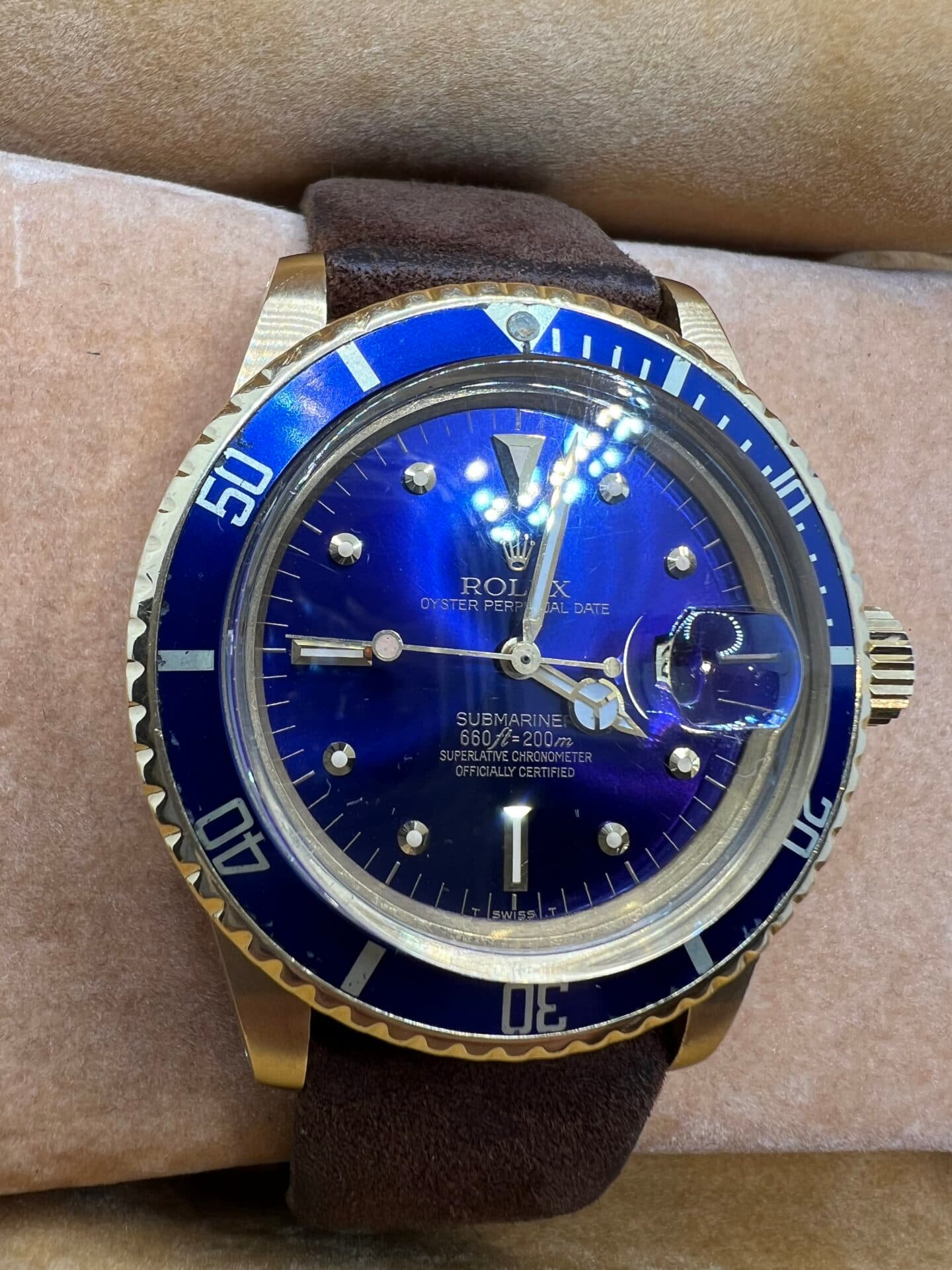 Rolex Submariner "1680" oro "nipple dial"