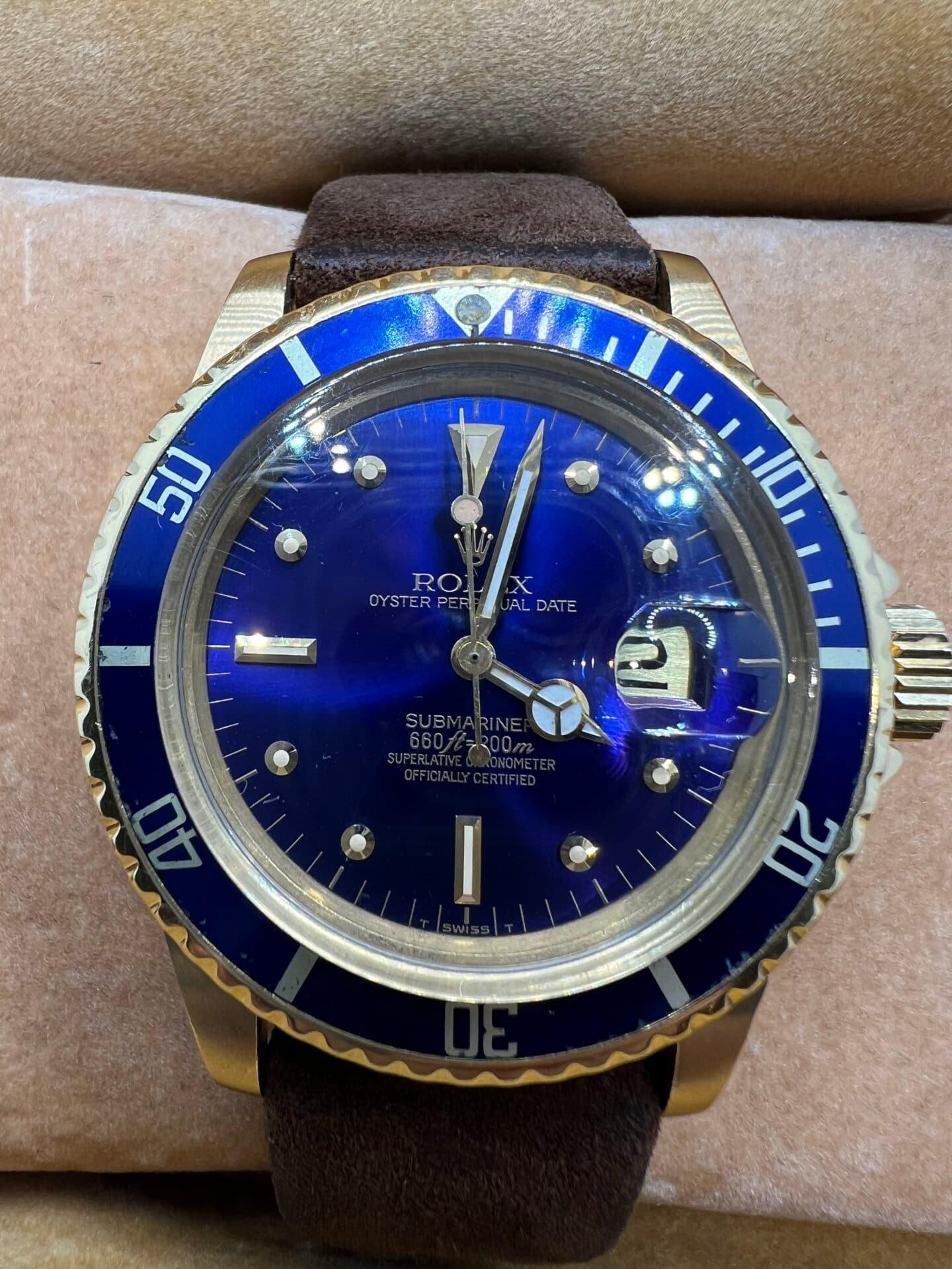 Rolex Submariner "1680" oro "nipple dial"
